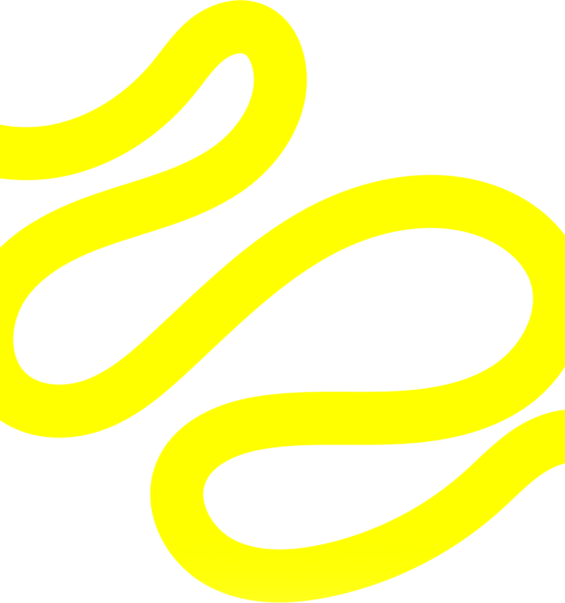 Yellow Loop Background Curve